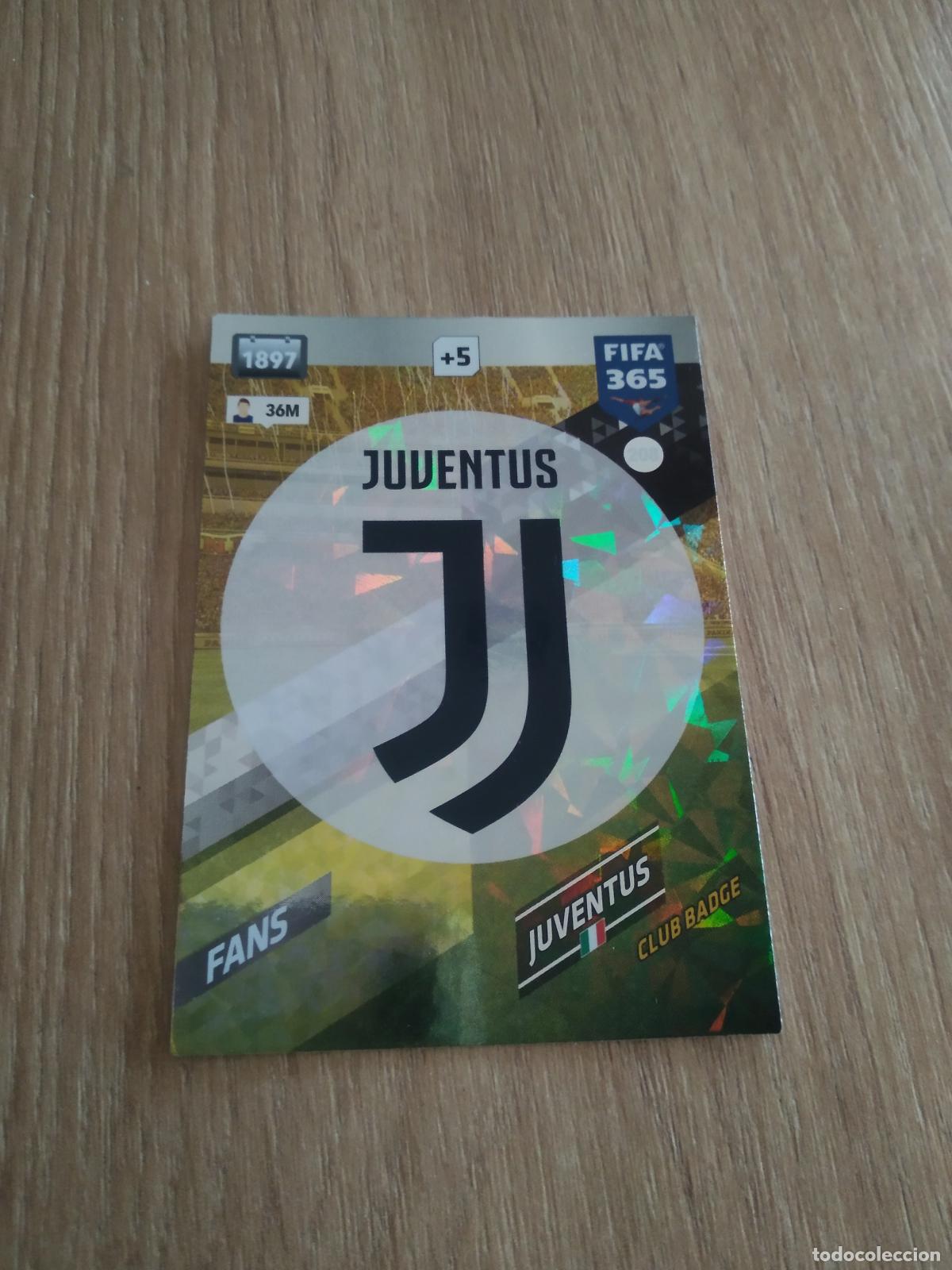 Fu&szlig;ball-Sticker: 208 ESCUDO JUVENTUS TURIN CROMO FUTBOL PANINI ADRENALYN 17-18 FIFA 365 2017-2018