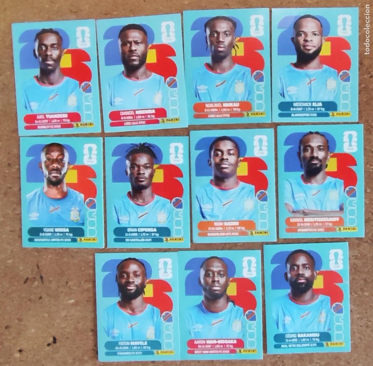 Cromos de F&uacute;tbol: STICKER FIFA WORLD CUP 2026 LOTE 11 DE STICKERS DEL CONGO # PANINI