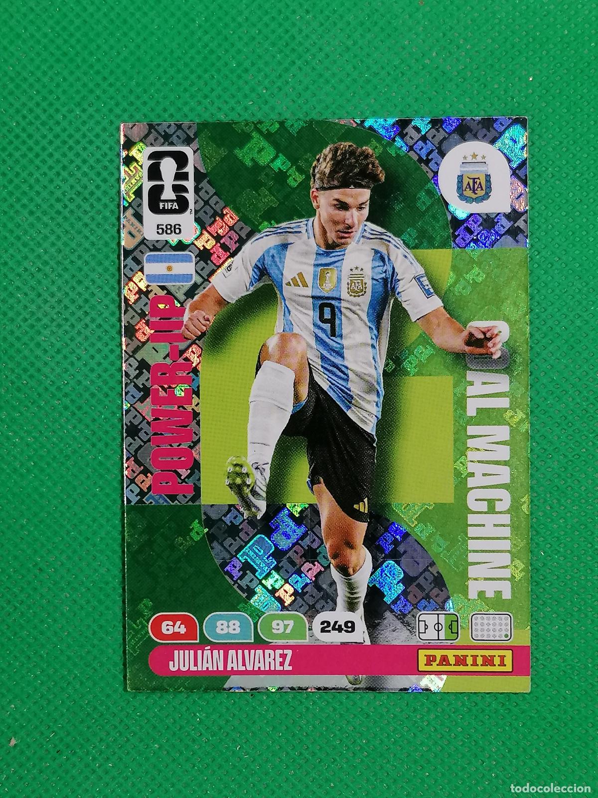 Cromos de F&uacute;tbol: 586 JULIAN ALVAREZ ARGENTINA GOAL MACHINE ⚽ PANINI ADRENALYN FIFA WORLD CUP 26 2026 ⚽