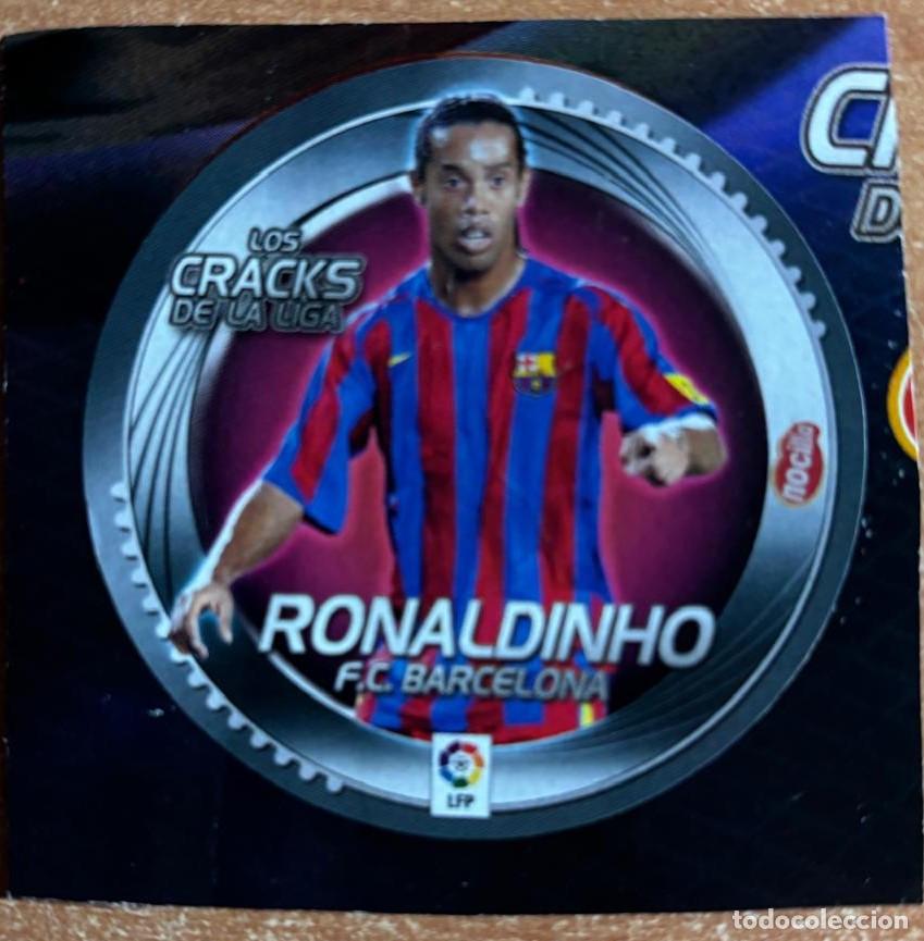 Cromos de F&uacute;tbol: EDICIONES ESTE 2006-2007 06 07 RONALDINHO (FC BARCELONA) CRACKS NOCILLA RECORTADO LEER