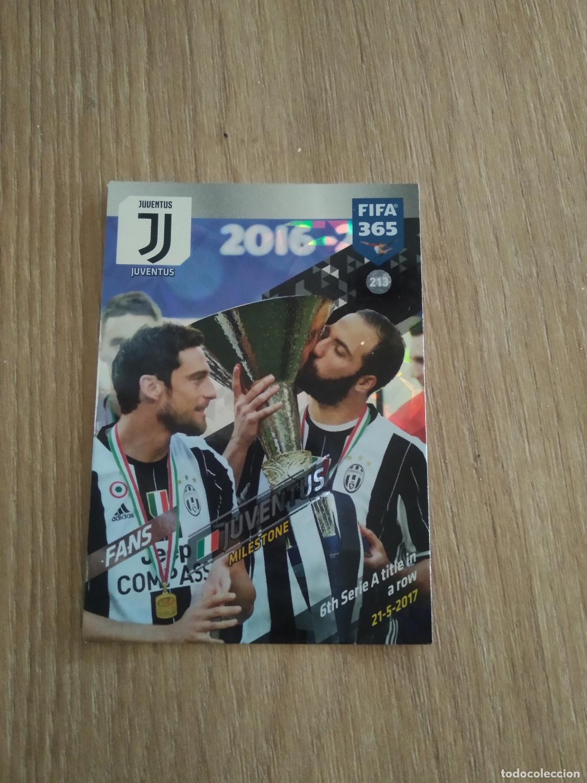Cromos de F&uacute;tbol: 213 MARCHISIO HIGUAIN JUVENTUS TURIN CROMO FUTBOL PANINI ADRENALYN 17-18 FIFA 365 2017-2018