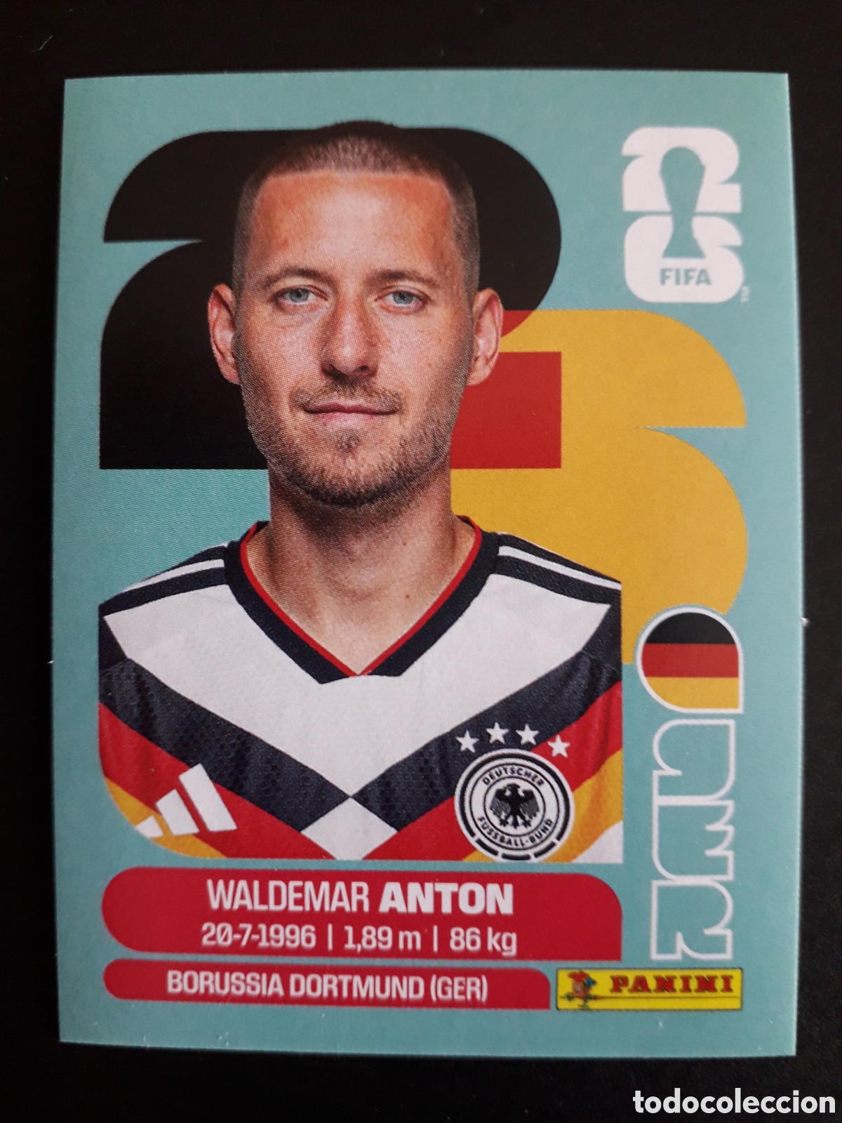 Cromos de F&uacute;tbol: ANTON ALEMANIA GER 7 MUNDIAL F&Uacute;TBOL 2026 FIFA WORLD CUP PANINI SIN PEGAR PEDIDO M&Iacute;NIMO 3&euro;
