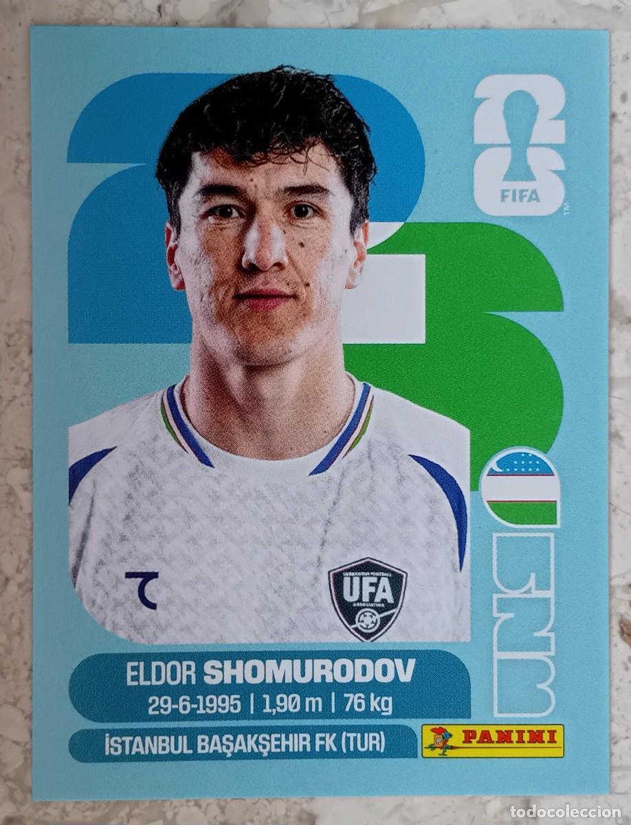 Cromos de F&uacute;tbol: Figurina Panini 2026 Cromo World Cup Usa Mundial 2026 Eldor Shomurodov Uzbekistan n UZB 16