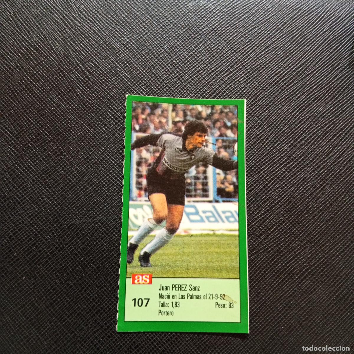 Cromos de F&uacute;tbol: 107 PEREZ LOGRO&Ntilde;ES AS 1988 1989 CROMO FUTBOL LIGA 88 89 - SIN PEGAR - A103 PG190