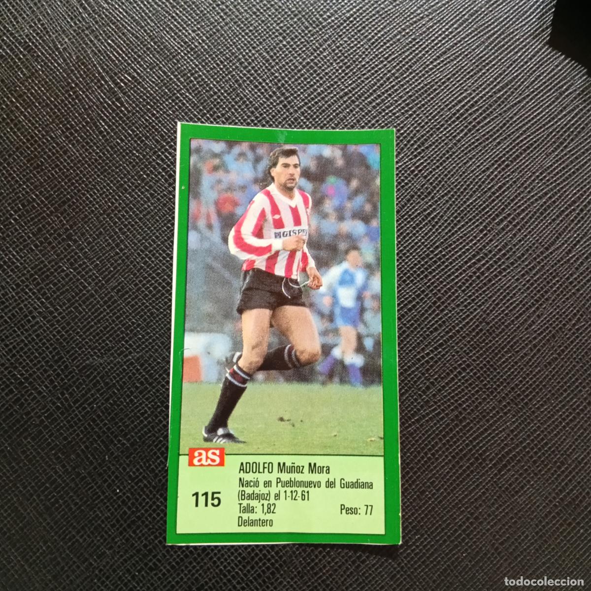 Fu&szlig;ball-Sticker: 115 ADOLFO LOGRO&Ntilde;ES AS 1988 1989 CROMO FUTBOL LIGA 88 89 - SIN PEGAR - A103 PG199