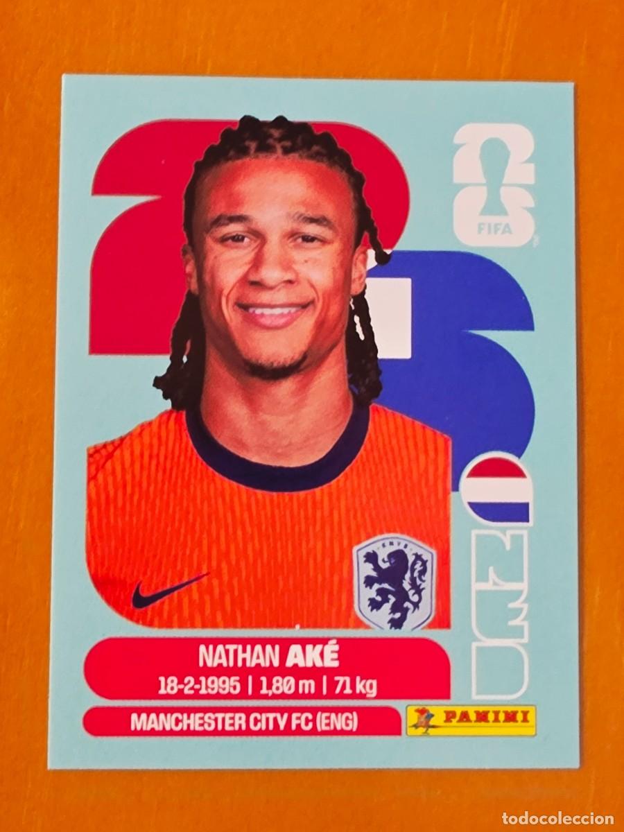 Fu&szlig;ball-Sticker: NED 7 Nathan Ak&eacute;, Pa&iacute;ses Bajos Holanda, Panini FIFA World Cup Mundial 2026 Sticker