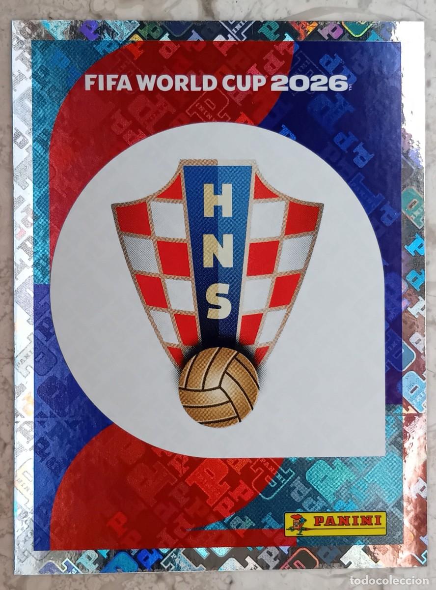 Fu&szlig;ball-Sticker: Figurina Panini 2026 Cromo World Cup Usa Mundial 2026 scudetto escudo badge Croatia n CRO 1