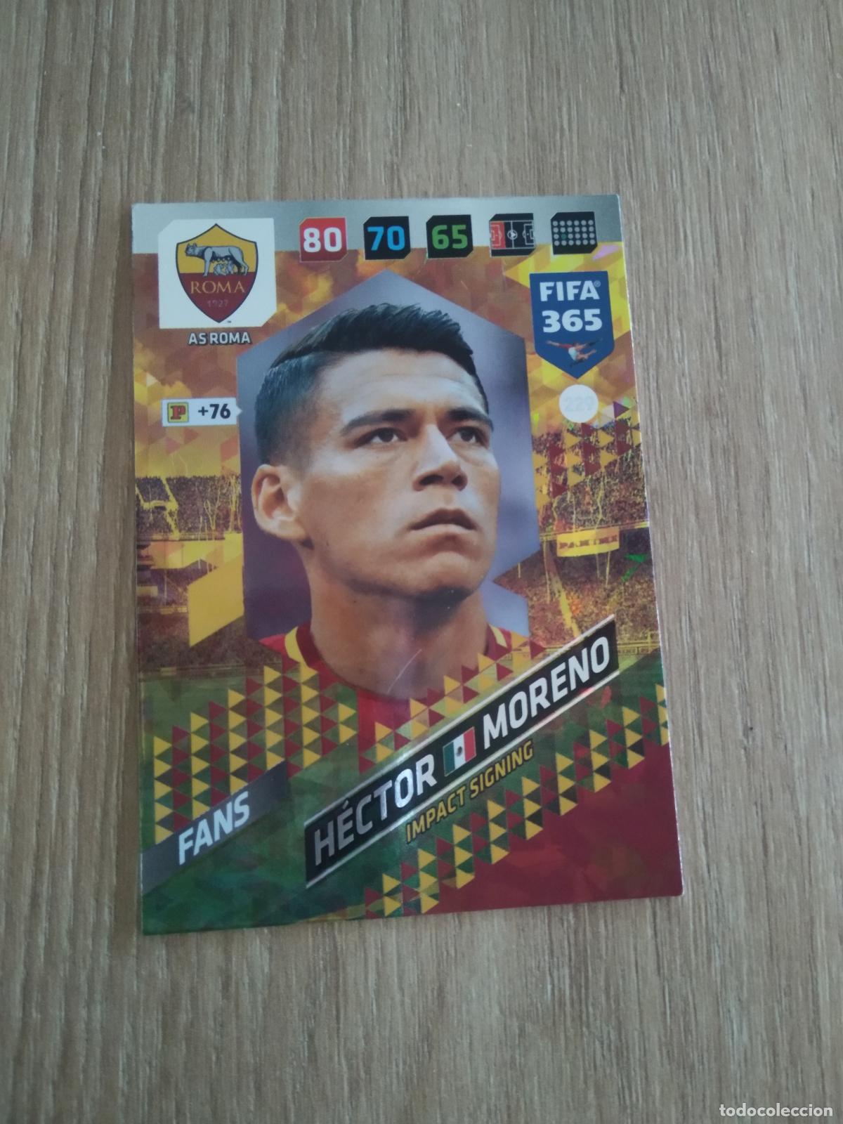 Fu&szlig;ball-Sticker: 229 HECTOR MORENO ROMA CROMO FUTBOL PANINI ADRENALYN 17-18 FIFA 365 2017-2018