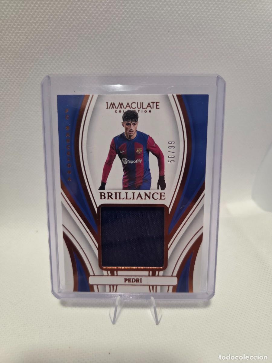 Fu&szlig;ball-Sticker: 2023/24 Panini Immaculate Collection Brilliance Relics #BR-P Pedri 50/99