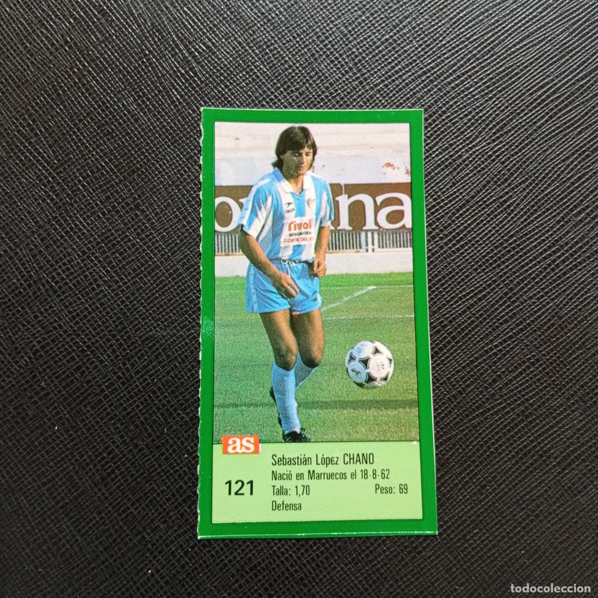 Cromos de F&uacute;tbol: 121 CHANO MALAGA AS 1988 1989 CROMO FUTBOL LIGA 88 89 - SIN PEGAR - A103 PG208
