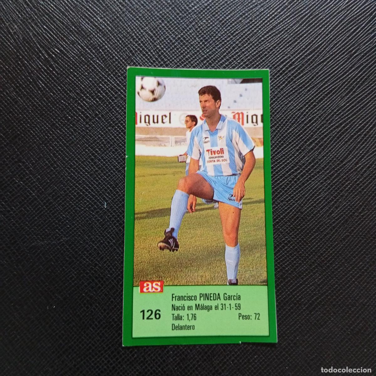 Cromos de F&uacute;tbol: 126 PINEDA MALAGA AS 1988 1989 CROMO FUTBOL LIGA 88 89 - SIN PEGAR - A103 PG217