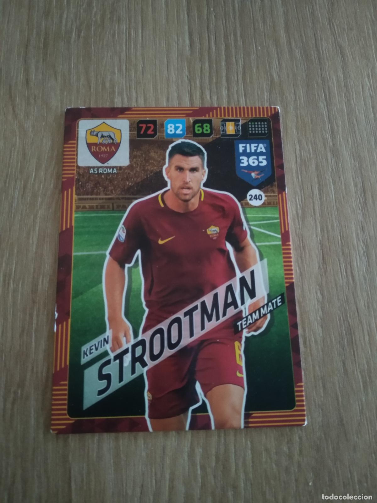 Cromos de F&uacute;tbol: 240 STROOTMAN ROMA CROMO FUTBOL PANINI ADRENALYN 17-18 FIFA 365 2017-2018