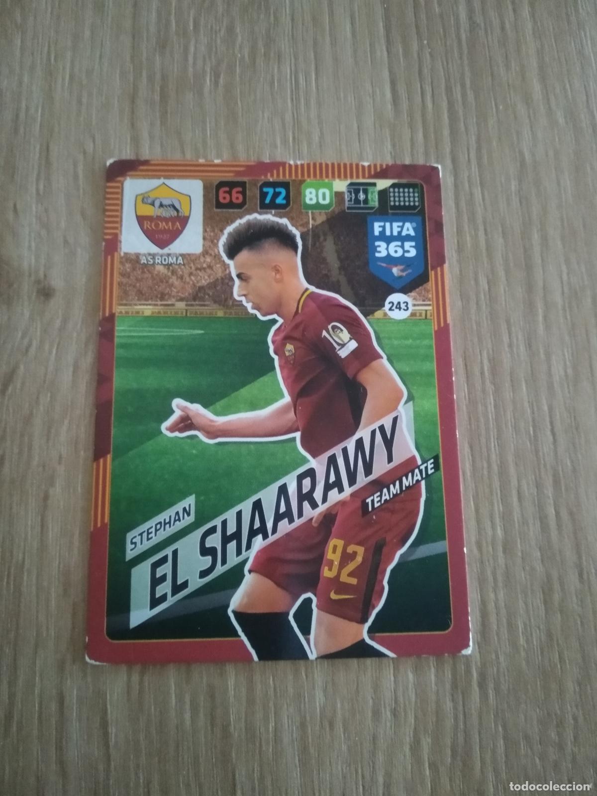 Cromos de F&uacute;tbol: 243 EL SHAARAWY ROMA CROMO FUTBOL PANINI ADRENALYN 17-18 FIFA 365 2017-2018