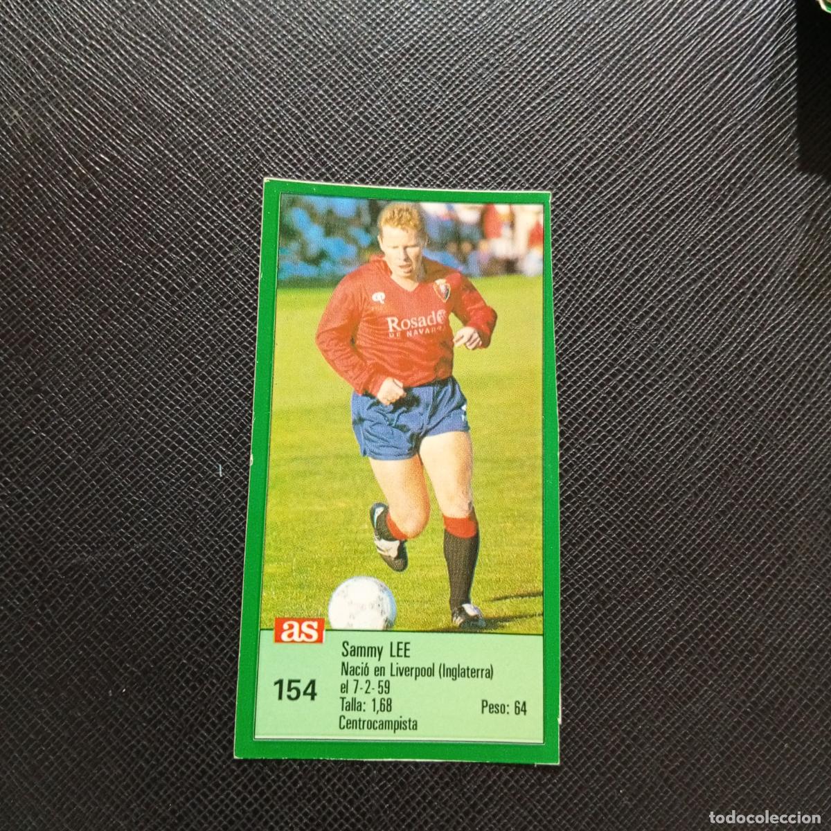 Cromos de F&uacute;tbol: 154 SAMMY LEE OSASUNA AS 1988 1989 CROMO FUTBOL LIGA 88 89 - SIN PEGAR - A103 PG217
