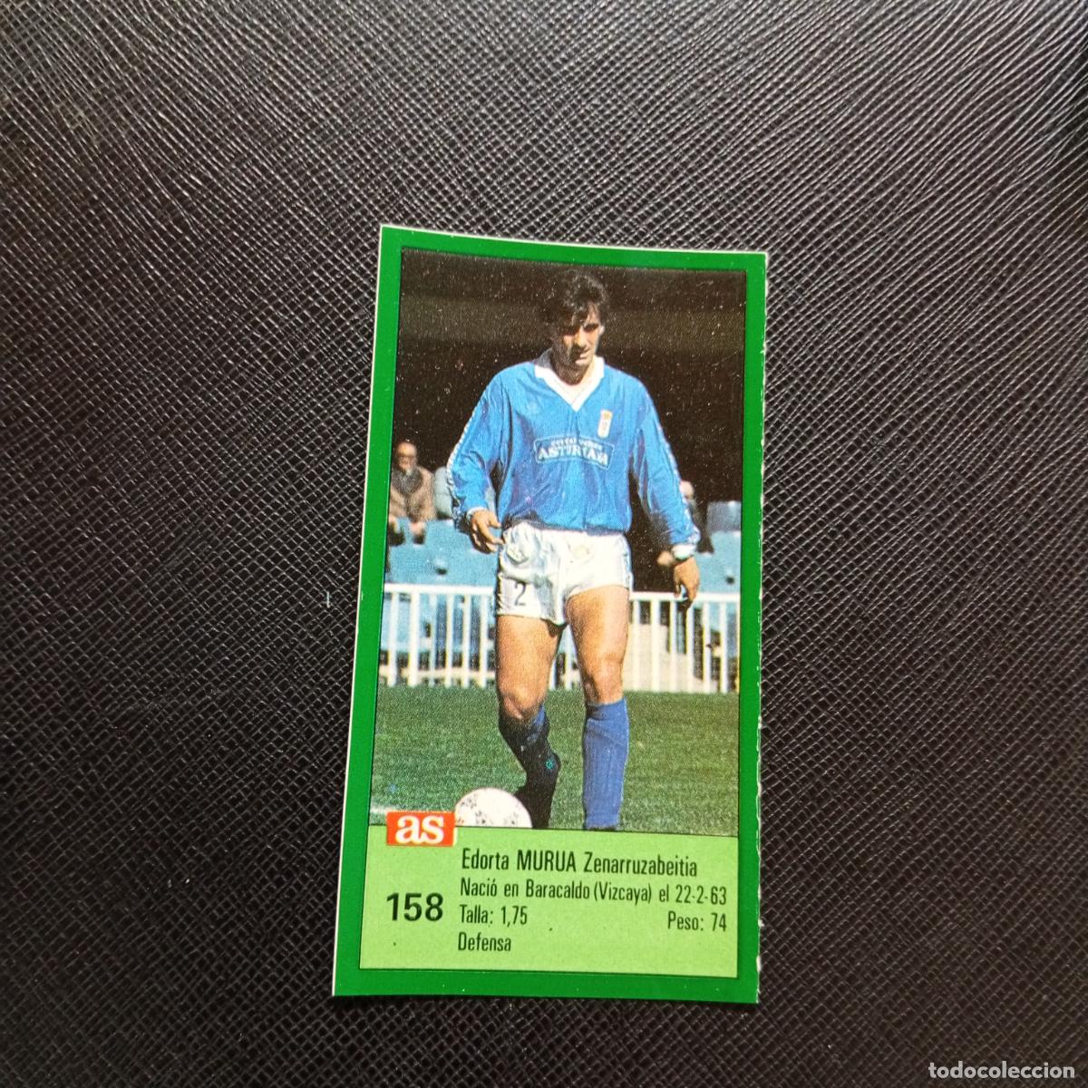 Cromos de F&uacute;tbol: 158 MURUA OVIEDO AS 1988 1989 CROMO FUTBOL LIGA 88 89 - SIN PEGAR - A103 PG226