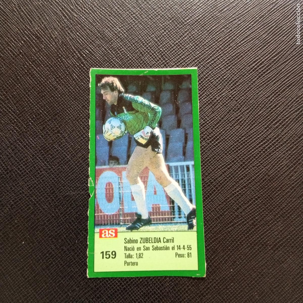 Fu&szlig;ball-Sticker: 159 ZUBELDIA OVIEDO AS 1988 1989 CROMO FUTBOL LIGA 88 89 - SIN PEGAR - A103 PG226