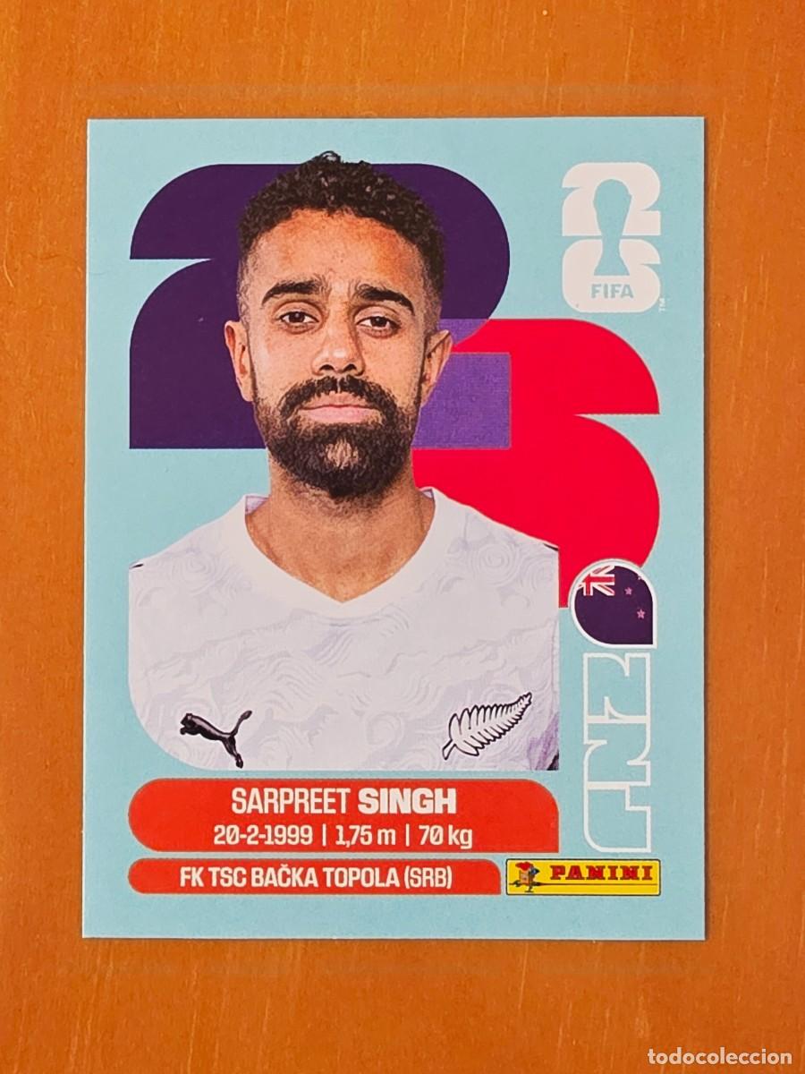 Cromos de F&uacute;tbol: NZL 11 Sarpreet Singh, Nueva Zelanda, Panini FIFA World Cup Mundial 2026 Sticker