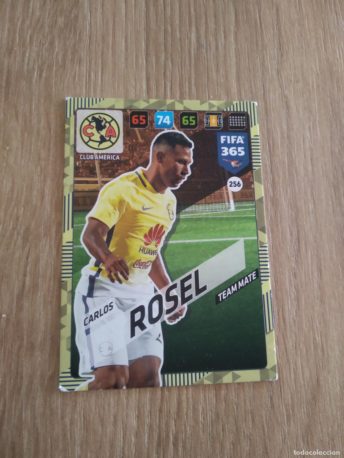 Cromos de F&uacute;tbol: 256 CARLOS ROSEL CLUB AMERICA CROMO FUTBOL PANINI ADRENALYN 17-18 FIFA 365 2017-2018
