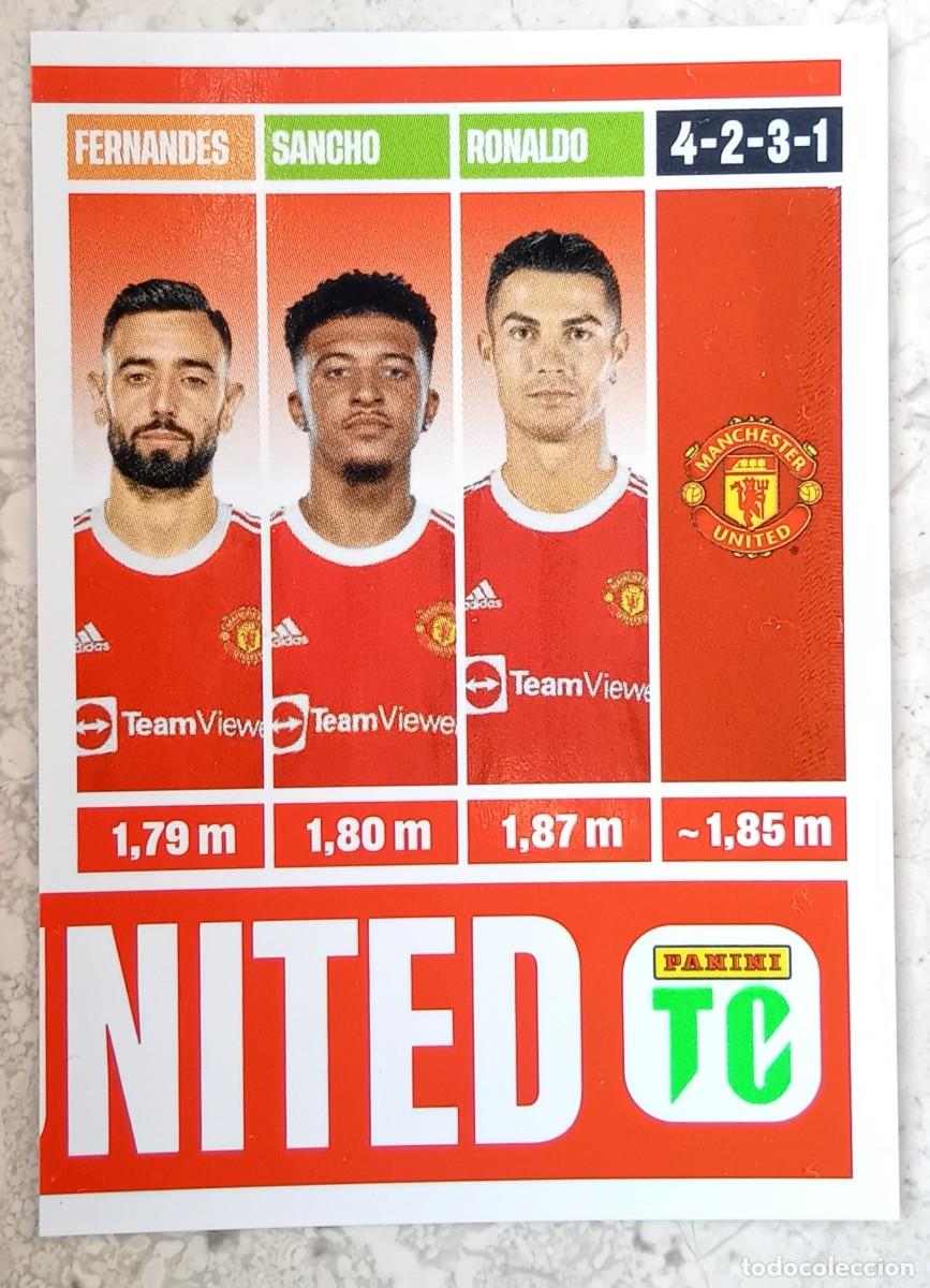 Cromos de F&uacute;tbol: Figurina Panini 2022 Cromo Top Class 2021-22 Line Up Manchester United Cristiano Ronaldo n 92