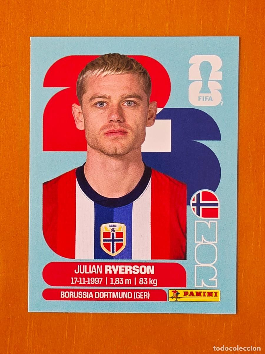 Cromos de F&uacute;tbol: NOR 3 Julian Ryerson, Noruega, Panini FIFA World Cup Mundial 2026 Sticker
