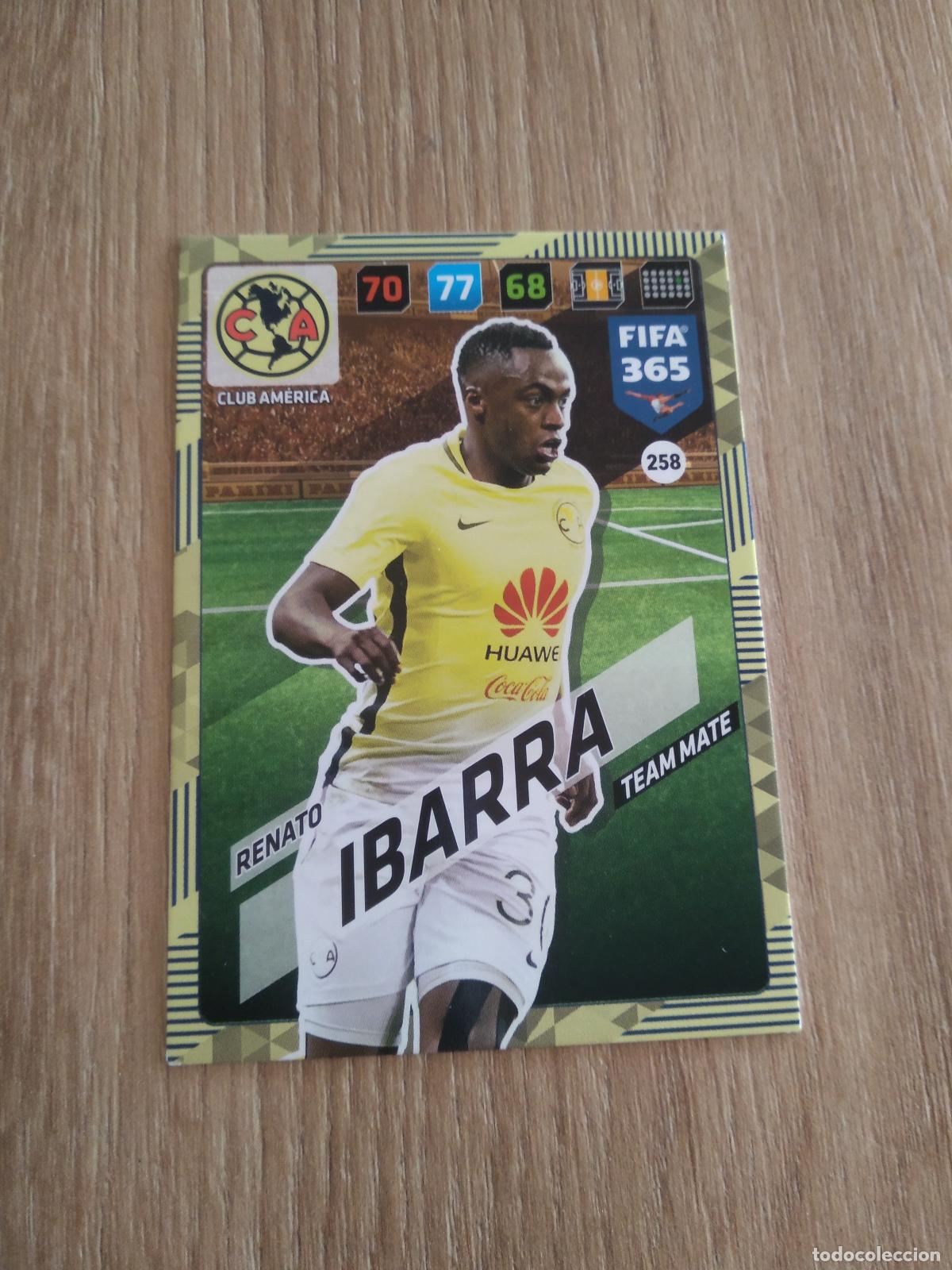 Cromos de F&uacute;tbol: 258 RENATO IBARRA CLUB AMERICA CROMO FUTBOL PANINI ADRENALYN 17-18 FIFA 365 2017-2018
