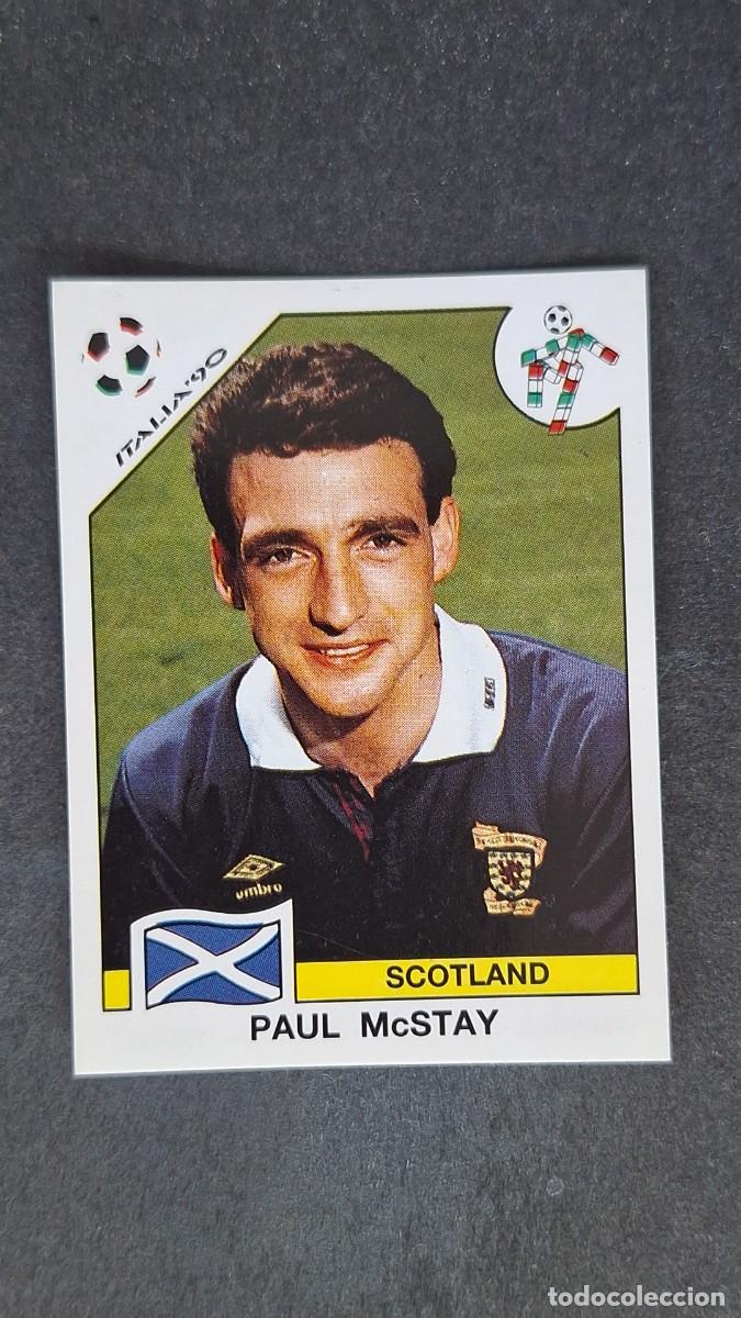 Cromos de F&uacute;tbol: L3 PAUL McSTAY SELECCION ESCOCIA 223 MUNDIAL ITALIA 90 1990 PANINI NUNCA PEGADO SIN PEGAR