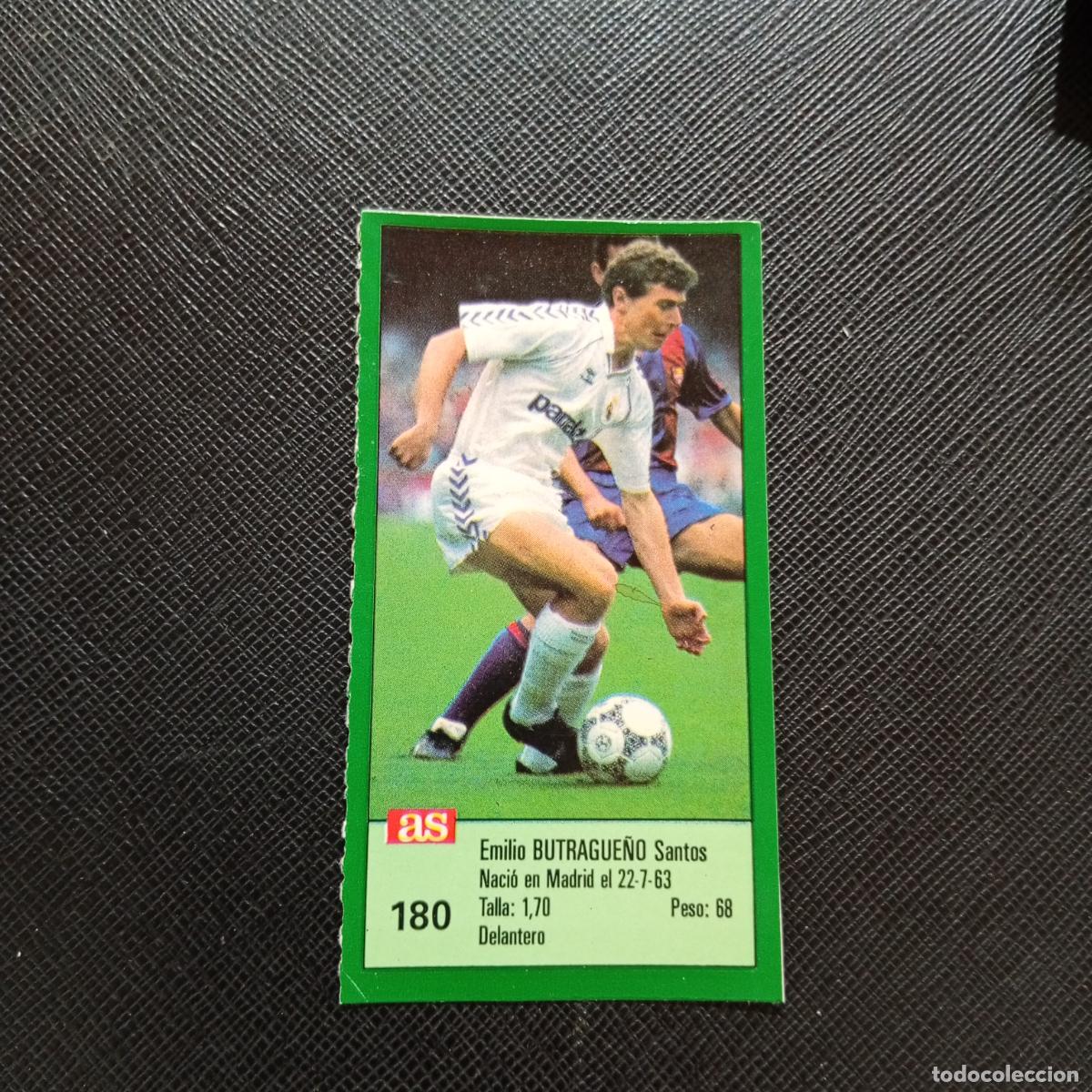 Cromos de F&uacute;tbol: 180 BUTRAGUE&Ntilde;O REAL MADRID AS 1988 1989 CROMO FUTBOL LIGA 88 89 - SIN PEGAR - A103 PG253