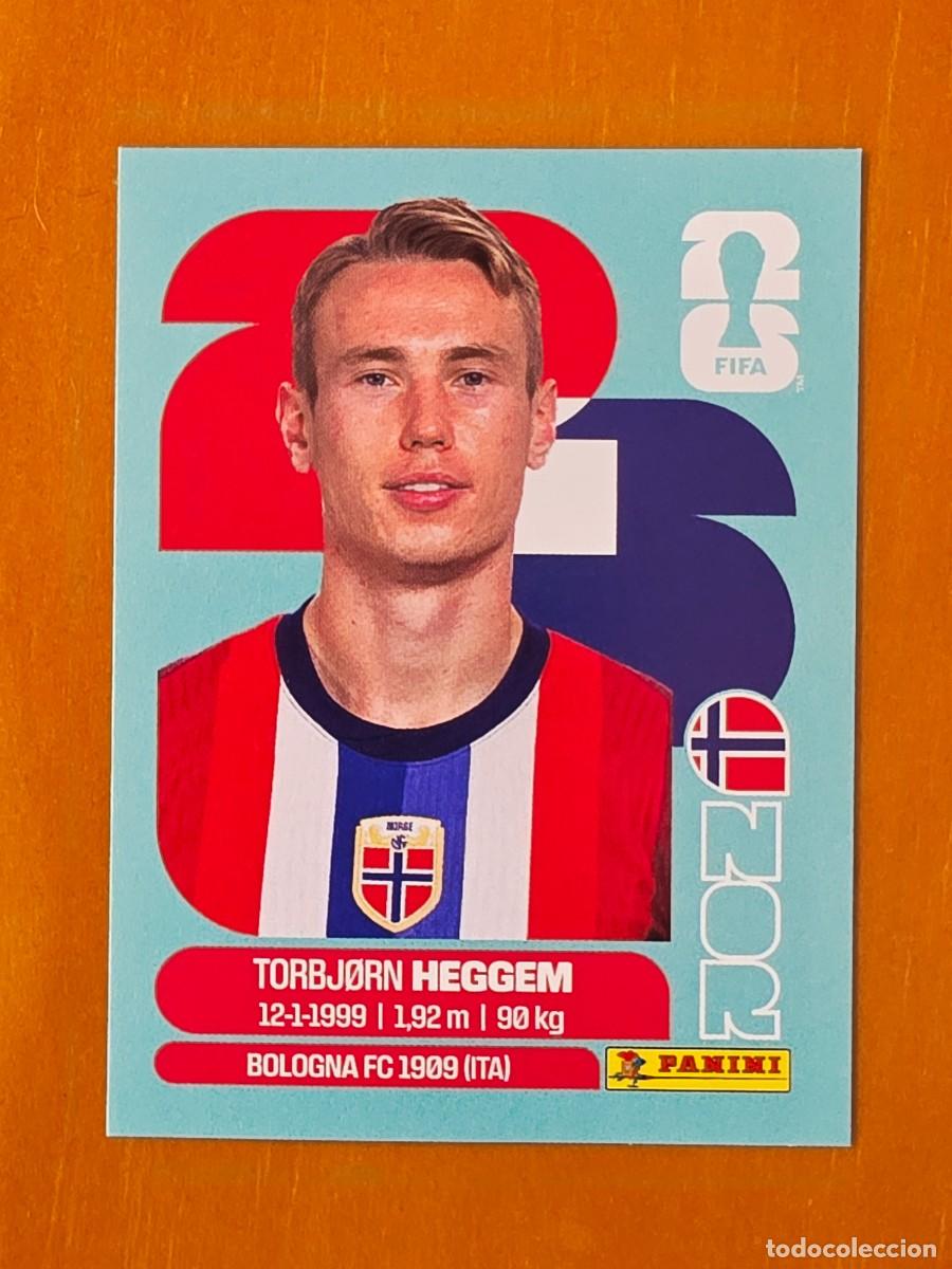 Cromos de F&uacute;tbol: NOR 8 Torbj&oslash;rn Heggem, Noruega, Panini FIFA World Cup Mundial 2026 Sticker