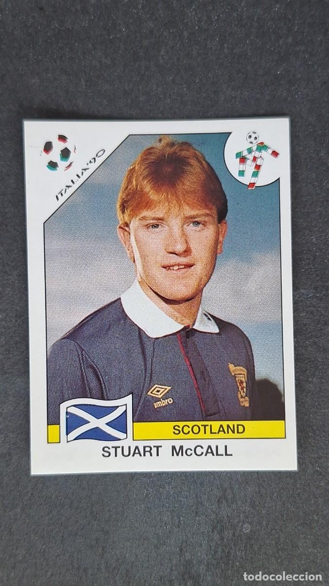 Cromos de F&uacute;tbol: L3 STUART McCALL SELECCION ESCOCIA 224 MUNDIAL ITALIA 90 1990 PANINI NUNCA PEGADO SIN PEGAR