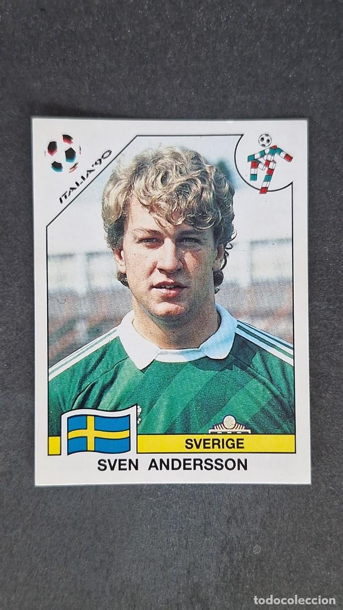 Cromos de F&uacute;tbol: L3 SVEN ANDERSSON SELECCION SUECIA 231 MUNDIAL ITALIA 90 1990 PANINI NUNCA PEGADO SIN PEGAR