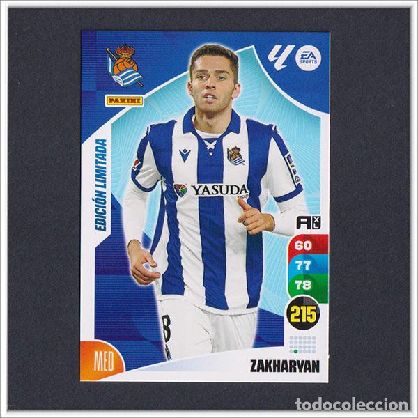 Cromos de F&uacute;tbol: ADRENALYN XL 2024 2025 24 25 PANINI ZAKHARYAN EDICI&Oacute;N LIMITADA REAL SOCIEDAD COLECCI&Oacute;N LIGA ALBUM