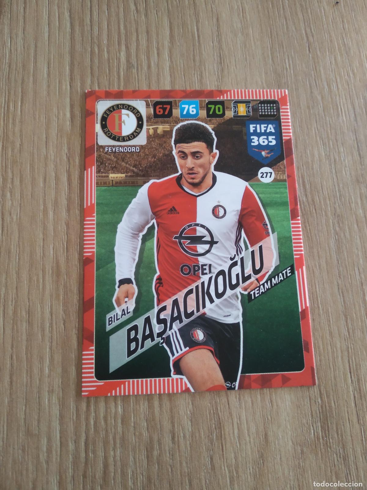 Cromos de F&uacute;tbol: 277 BILAL BASACIKOGLU FEYENOORD CROMO FUTBOL PANINI ADRENALYN 17-18 FIFA 365 2017-2018