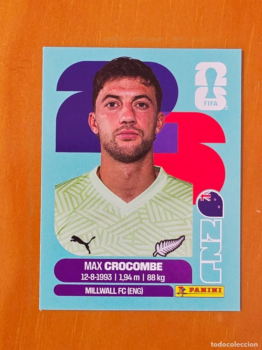 Cromos de F&uacute;tbol: NZL 2 Max Crocombe, Nueva Zelanda, Panini FIFA World Cup Mundial 2026 Sticker