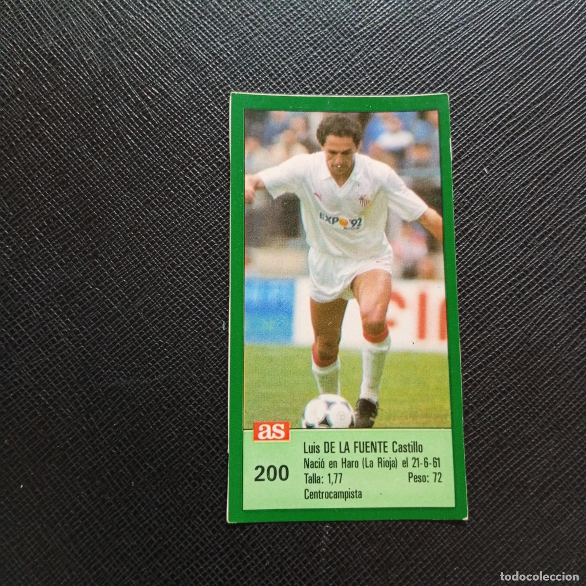 Cromos de F&uacute;tbol: 200 DE LA FUENTE SEVILLA AS 1988 1989 CROMO FUTBOL LIGA 88 89 - SIN PEGAR - A103 PG298
