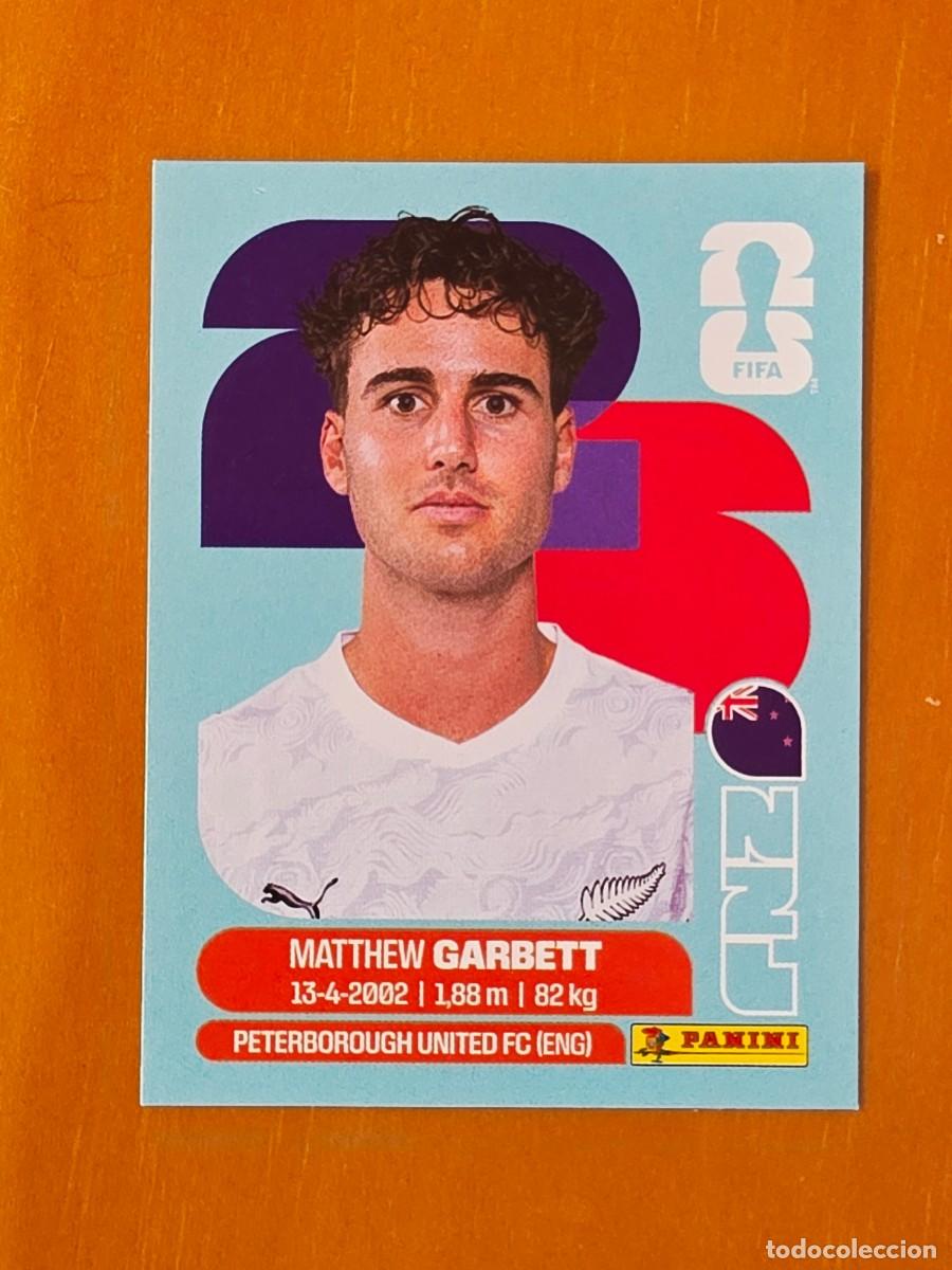 Cromos de F&uacute;tbol: NZL 14 Matthew Garbett, Nueva Zelanda, Panini FIFA World Cup Mundial 2026 Sticker