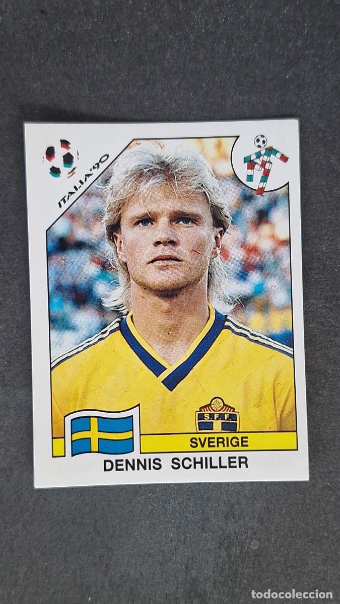 Cromos de F&uacute;tbol: L3 DENNIS SCHILLER SELECCION SUECIA 237 MUNDIAL ITALIA 90 1990 PANINI NUNCA PEGADO SIN PEGAR