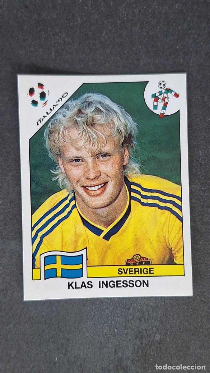 Cromos de F&uacute;tbol: L3 KLAS INGESSON SELECCION SUECIA 238 MUNDIAL ITALIA 90 1990 PANINI NUNCA PEGADO SIN PEGAR
