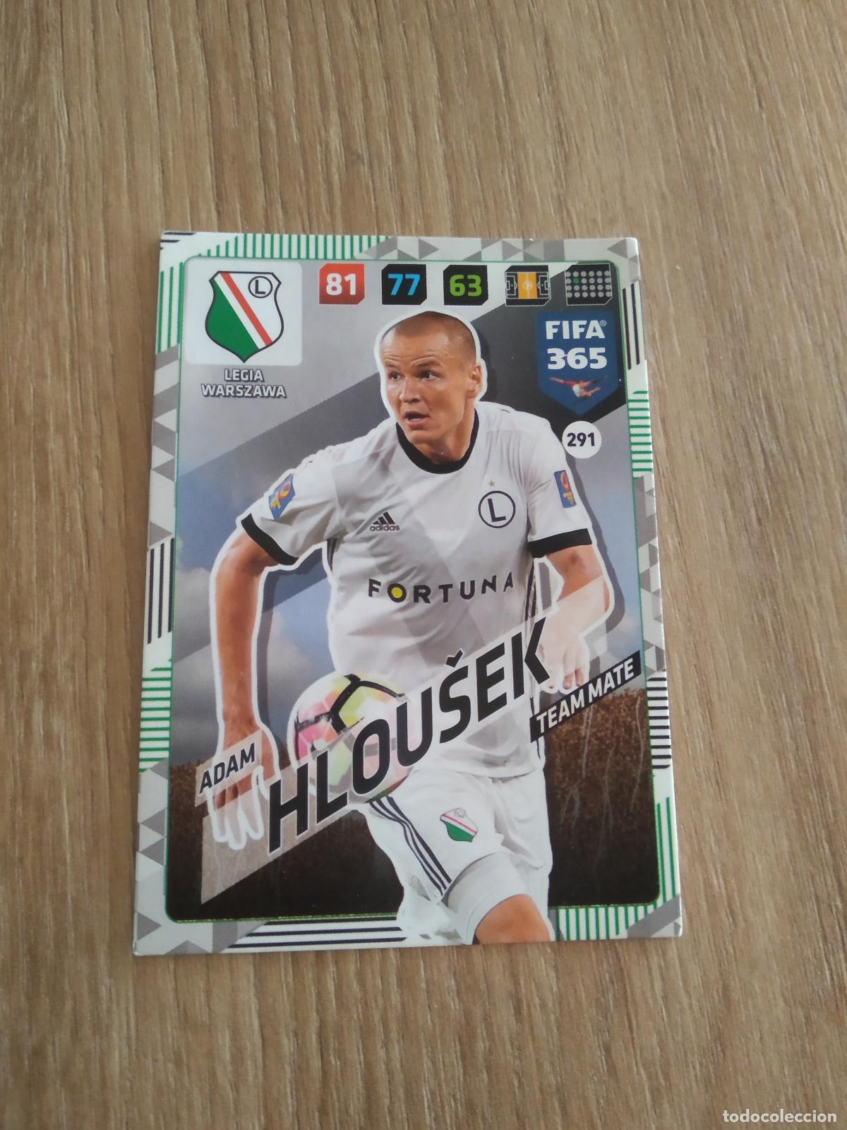 Cromos de F&uacute;tbol: 291 ADAM HLOUSEK LEGIA WARSZAWA CROMO FUTBOL PANINI ADRENALYN 17-18 FIFA 365 2017-2018