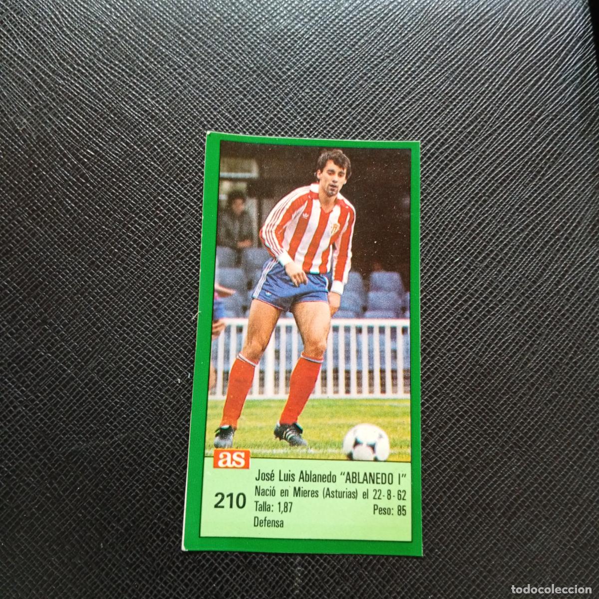 Cromos de F&uacute;tbol: 210 ABLANEDO I SPORTING GIJON AS 1988 1989 CROMO FUTBOL LIGA 88 89 - SIN PEGAR - A103 PG307
