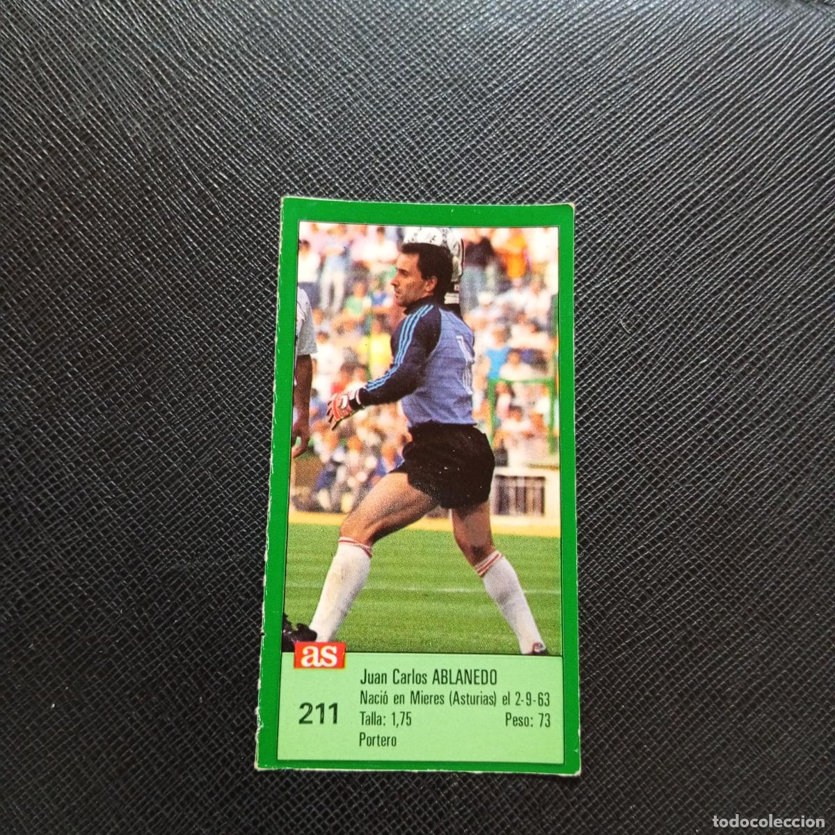 Cromos de F&uacute;tbol: 211 ABLANEDO SPORTING GIJON AS 1988 1989 CROMO FUTBOL LIGA 88 89 - SIN PEGAR - A103 PG307