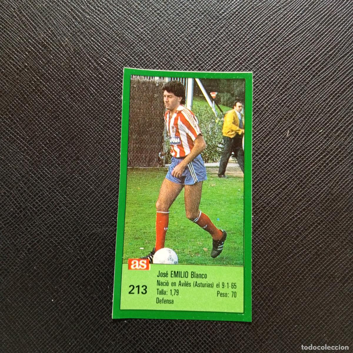 Cromos de F&uacute;tbol: 213 EMILIO SPORTING GIJON AS 1988 1989 CROMO FUTBOL LIGA 88 89 - SIN PEGAR - A103 PG316