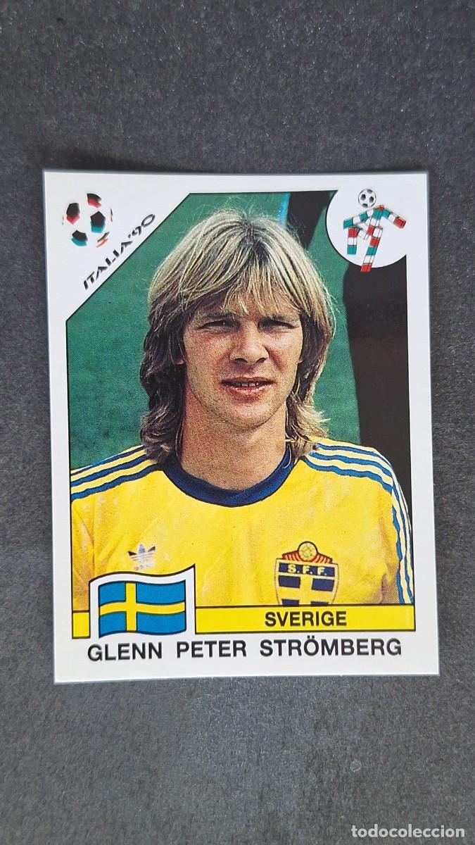 Cromos de F&uacute;tbol: L3 GLENN PETER STR&Ouml;MBERG SELECCION SUECIA 241 MUNDIAL ITALIA 90 1990 PANINI NUNCA PEGADO SIN PEGAR
