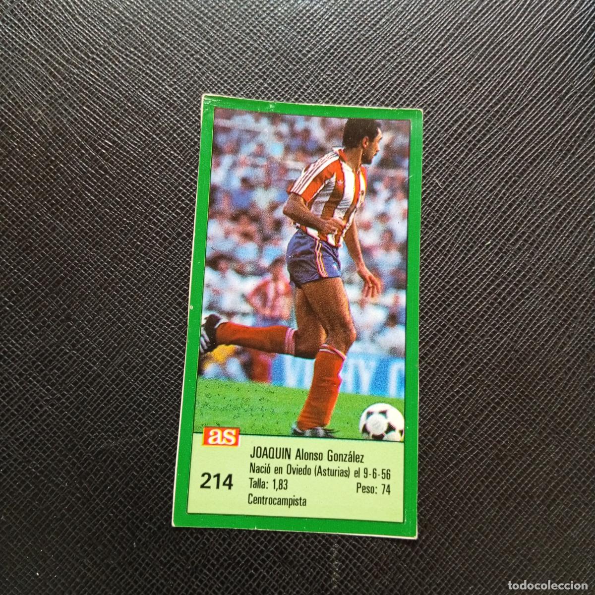 Cromos de F&uacute;tbol: 214 JOAQUIN SPORTING GIJON AS 1988 1989 CROMO FUTBOL LIGA 88 89 - SIN PEGAR - A103 PG316