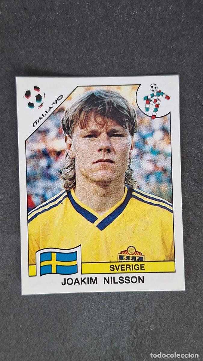 Cromos de F&uacute;tbol: L3 JOAKIM NILSSON SELECCION SUECIA 244 MUNDIAL ITALIA 90 1990 PANINI NUNCA PEGADO SIN PEGAR