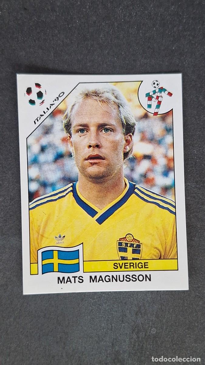Cromos de F&uacute;tbol: L3 MATS MAGNUSSON SELECCION SUECIA 245 MUNDIAL ITALIA 90 1990 PANINI NUNCA PEGADO SIN PEGAR