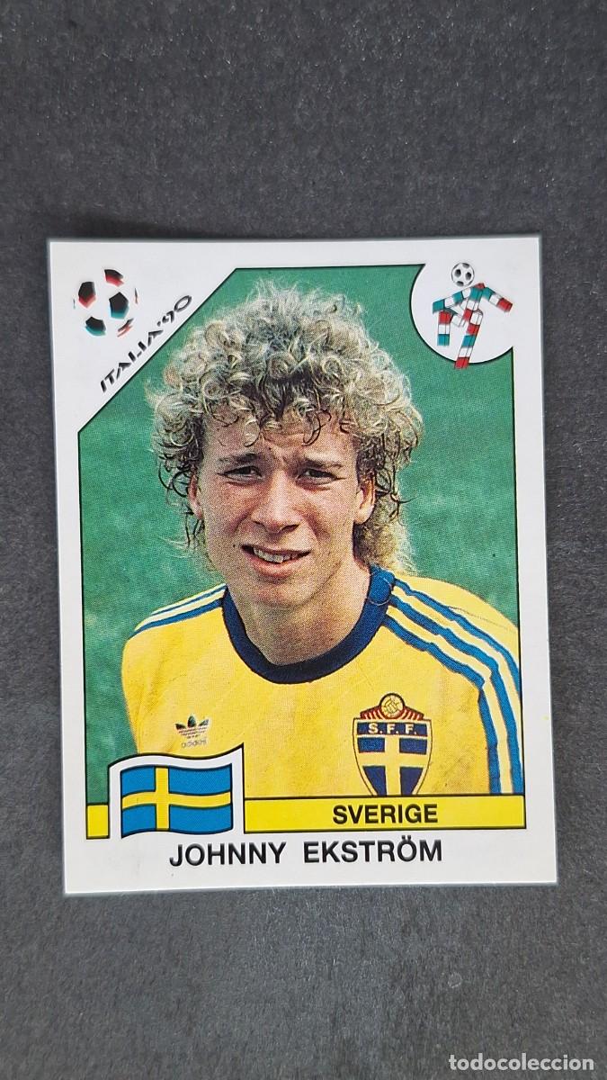 Cromos de F&uacute;tbol: L3 JOHNNY EKSTR&Ouml;M SELECCION SUECIA 246 MUNDIAL ITALIA 90 1990 PANINI NUNCA PEGADO SIN PEGAR