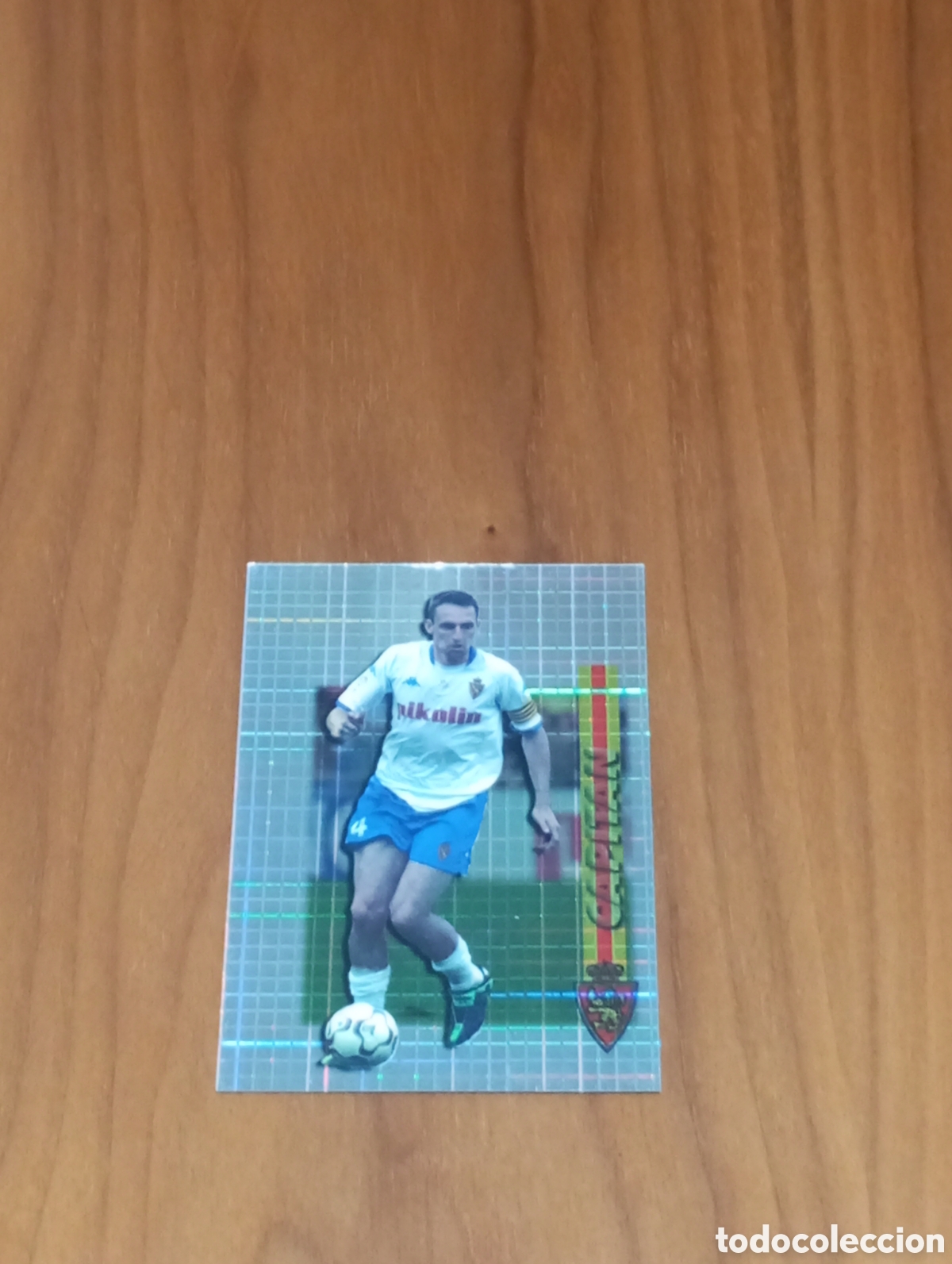 Fu&szlig;ball-Sticker: 513 CUARTERO REAL ZARAGOZA FICHAS DE LA LIGA 2003 2004 03 04 MUNDICROMO