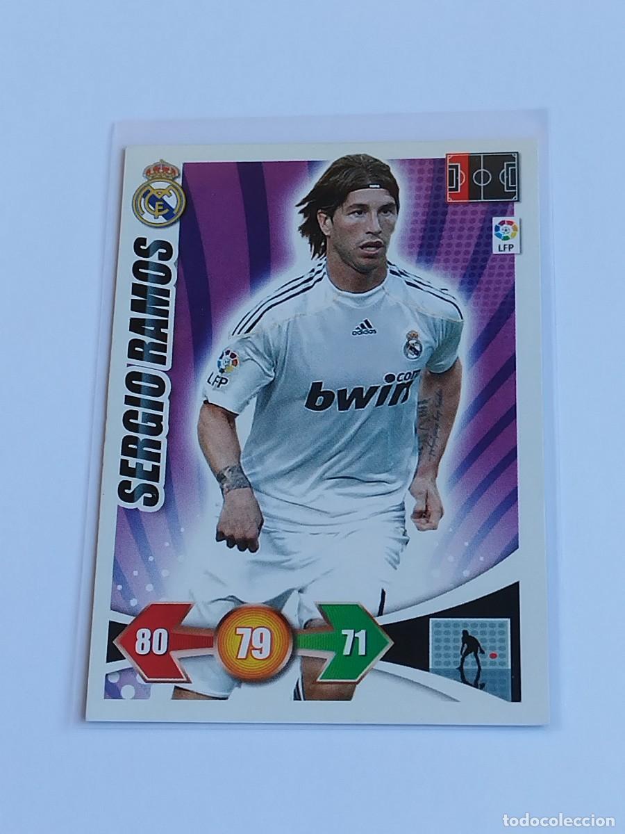 Cromos de F&uacute;tbol: SERGIO RAMOS REAL MADRID - ADRENALYN XL LA LIGA BBVA 2009 2010 - PANINI 09 10 CROMO FUTBOL
