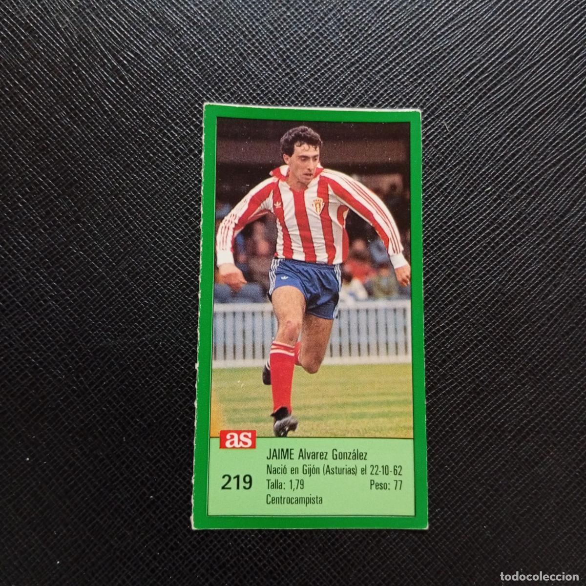 Cromos de F&uacute;tbol: 219 JAIME SPORTING GIJON AS 1988 1989 CROMO FUTBOL LIGA 88 89 - SIN PEGAR - A103 PG325