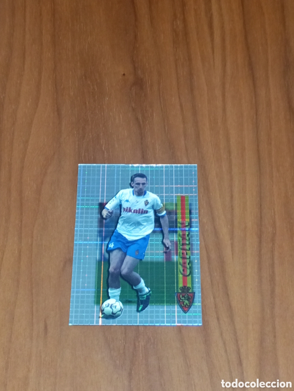 Figurine di Calcio: 513 CUARTERO REAL ZARAGOZA FICHAS DE LA LIGA 2003 2004 03 04 MUNDICROMO